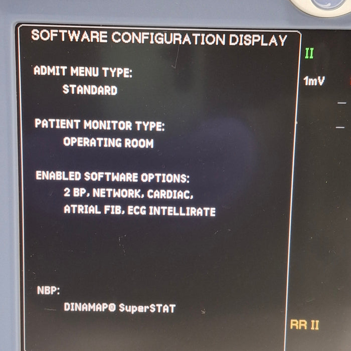 GE Healthcare Dash 5000 - GE/Nellcor SpO2 Patient Monitor