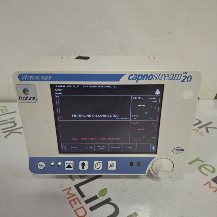 Oridion Capnostream 20 Capnography Monitor
