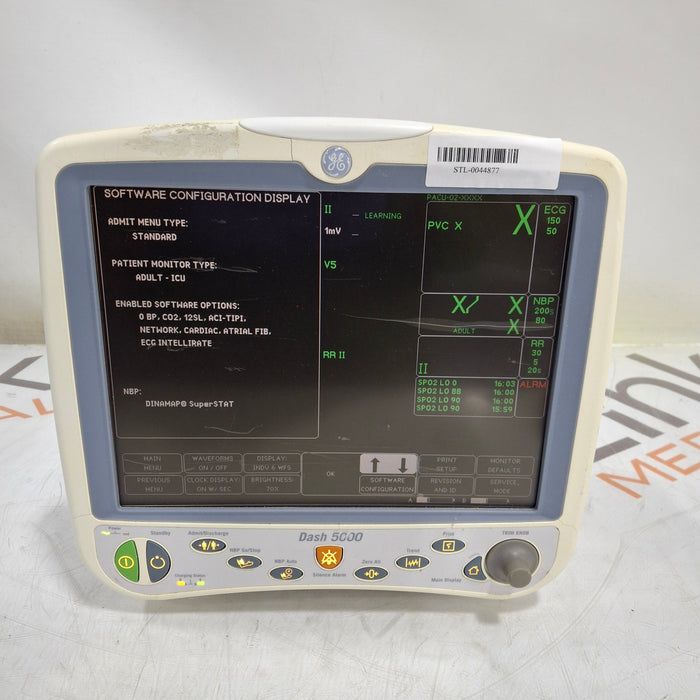 GE Healthcare Dash 5000 - GE/Nellcor SpO2 Patient Monitor