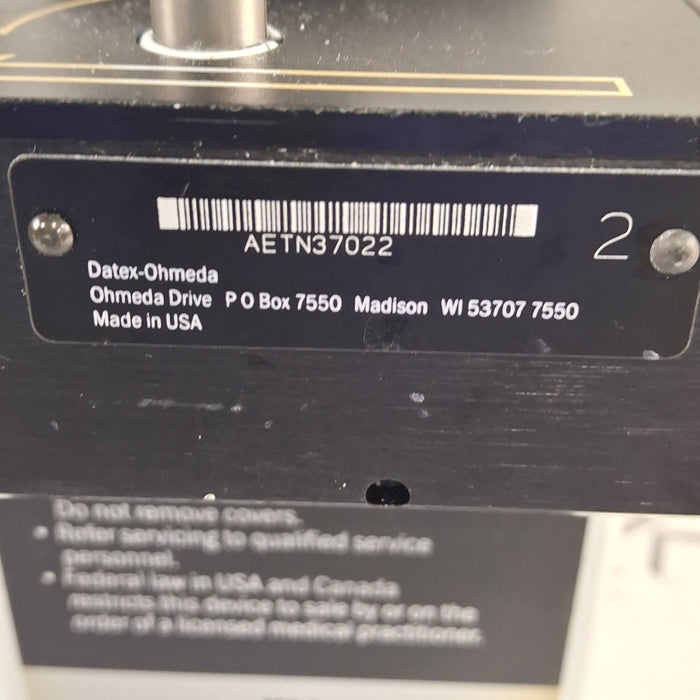 Datex-Ohmeda Tec 6 Plus Desflurane Vaporizer