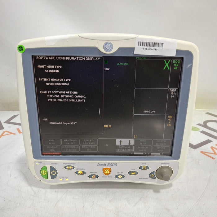 GE Healthcare Dash 5000 - GE/Nellcor SpO2 Patient Monitor