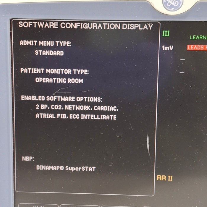 GE Healthcare Dash 5000 - GE/Nellcor SpO2 Patient Monitor