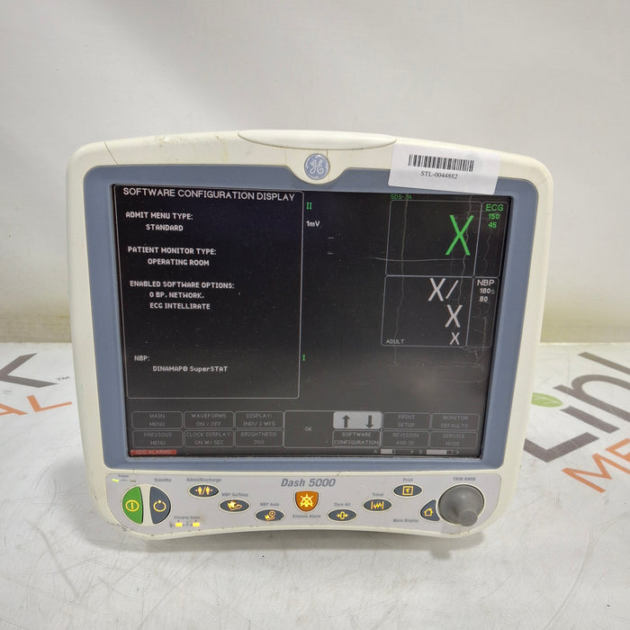 GE Healthcare Dash 5000 - GE/Nellcor SpO2 Patient Monitor