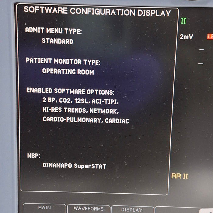 GE Healthcare Dash 5000 - GE/Nellcor SpO2 Patient Monitor