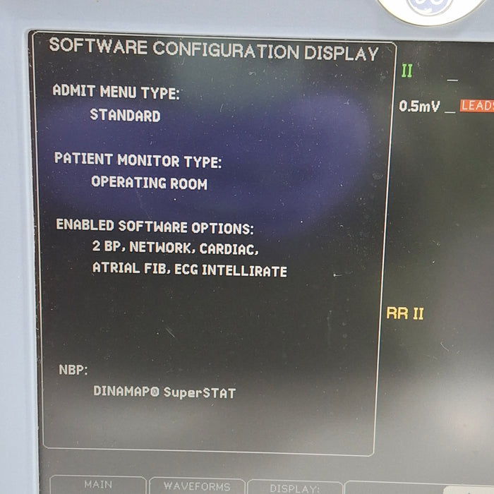 GE Healthcare Dash 5000 - GE/Nellcor SpO2 Patient Monitor