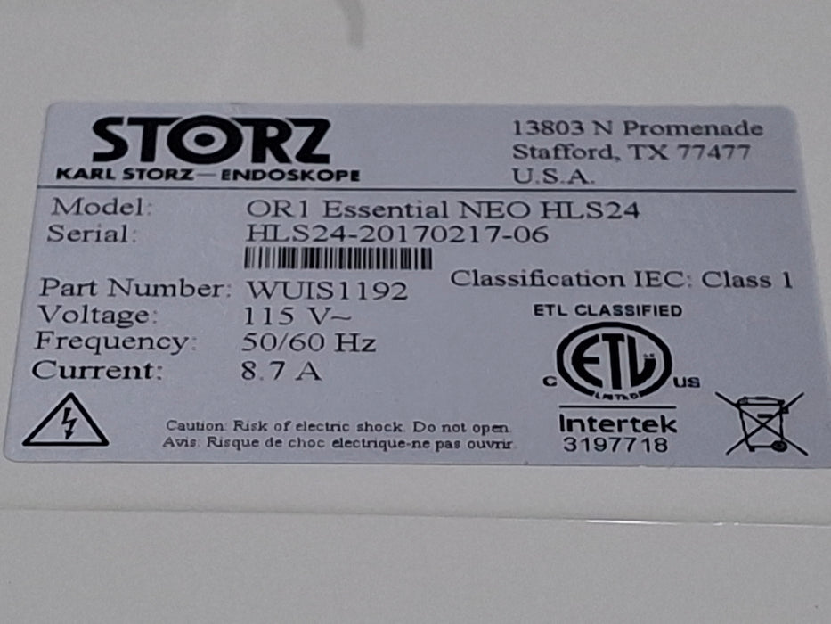 Karl Storz OR1 Essential NEO LLS System