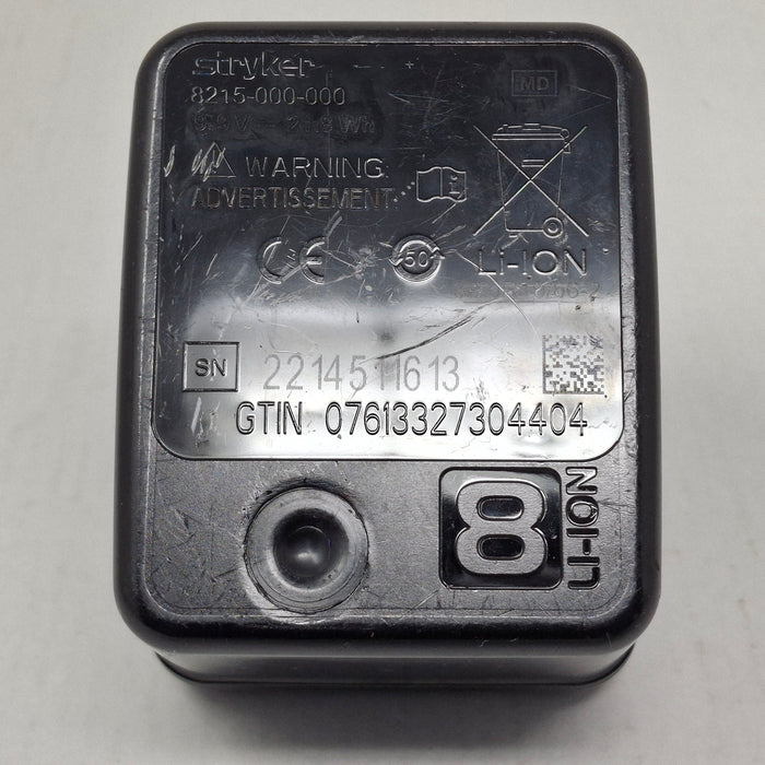 Stryker 8215-000-000 System 8 Large Battery