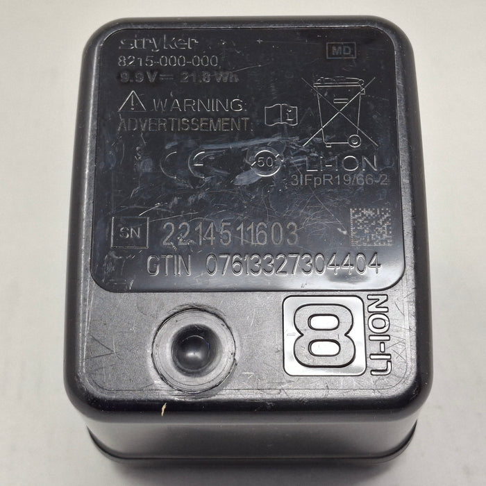 Stryker 8215-000-000 System 8 Large Battery