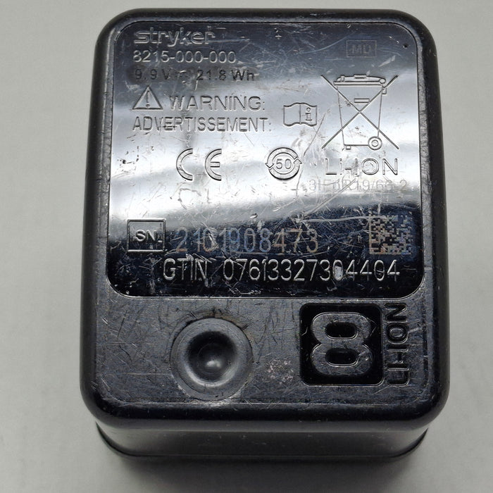 Stryker 8215-000-000 System 8 Large Battery