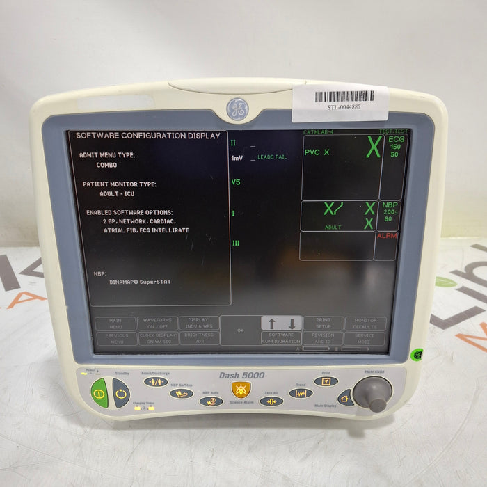 GE Healthcare Dash 5000 - GE/Nellcor SpO2 Patient Monitor