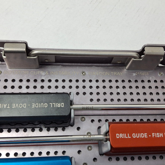 DePuy Mitek 215403 Rotator Cuff & Instability Fixation Tray