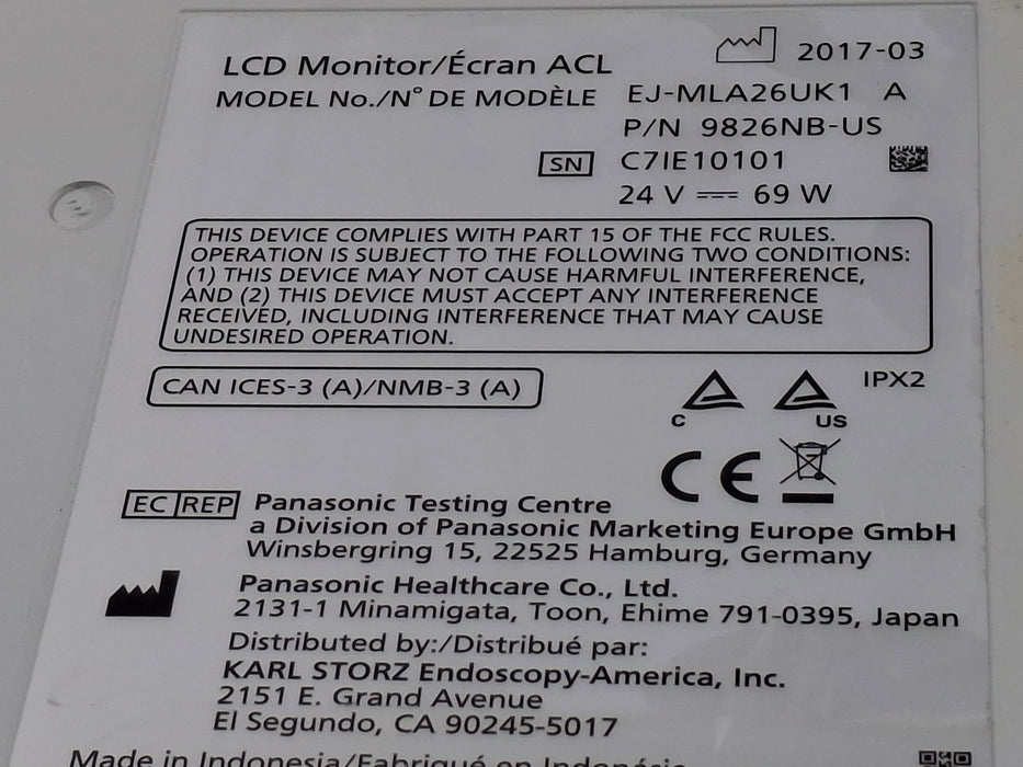 Karl Storz EJ-MLA26UK1 26" LED Surgical Display