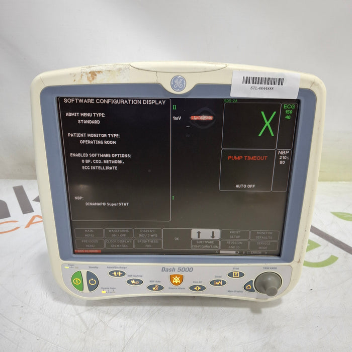 GE Healthcare Dash 5000 - GE/Nellcor SpO2 Patient Monitor