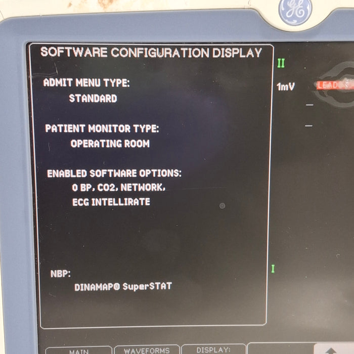 GE Healthcare Dash 5000 - GE/Nellcor SpO2 Patient Monitor