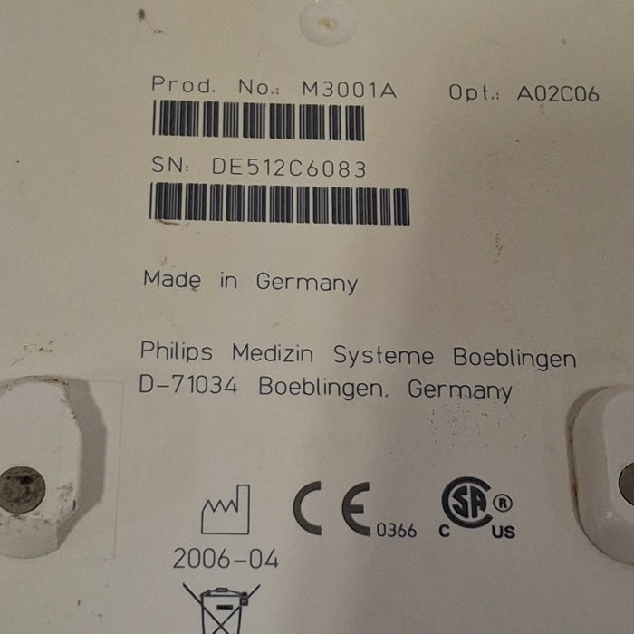 Philips M3001A-A02C06 OxiMax SpO2, NIBP, ECG, Temp, IBP MMS Module