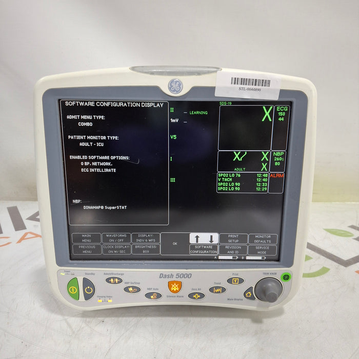 GE Healthcare Dash 5000 - GE/Nellcor SpO2 Patient Monitor