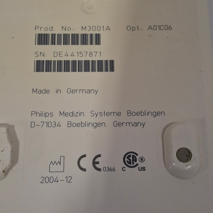 Philips M3001A-A01C06 Fast SpO2, NIBP, ECG, Temp, IBP MMS Module