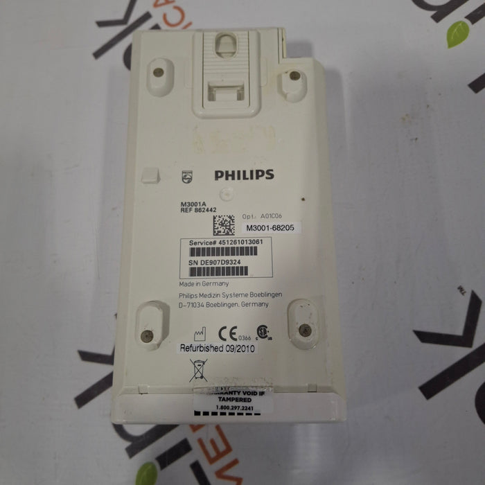 Philips M3001A-A01C06 Fast SpO2, NIBP, ECG, Temp, IBP MMS Module