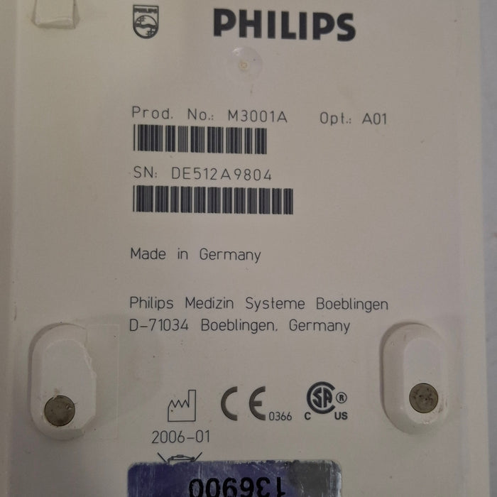 Philips M3001A-A01 Fast SpO2, NIBP, ECG MMS Module