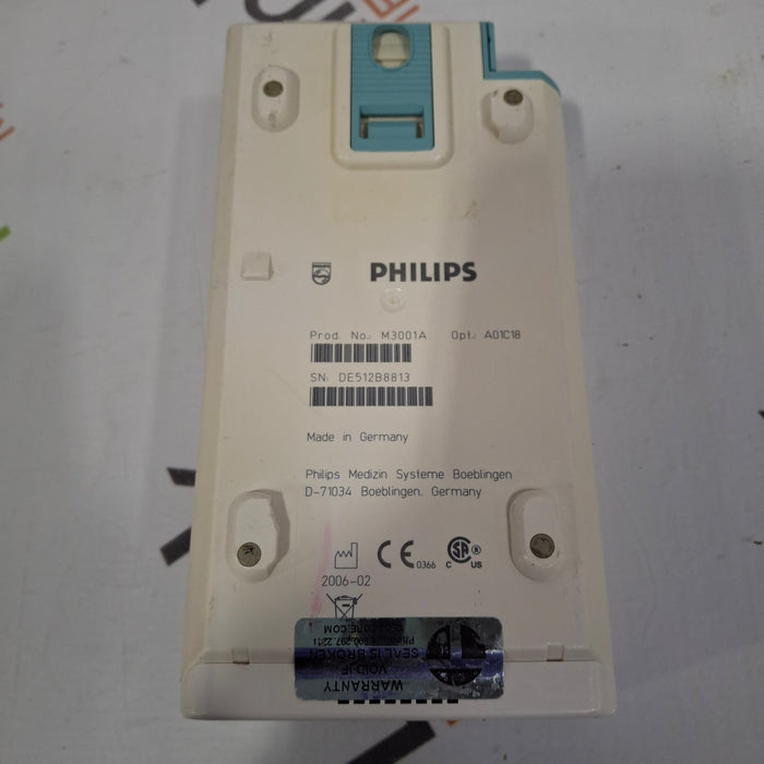 Philips M3001A-A01C18 Fast SpO2, NIBP, 12 lead ECG, Temp, IBP MMS Module
