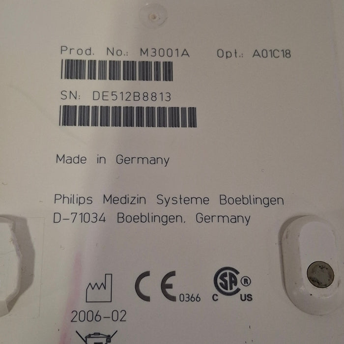 Philips M3001A-A01C18 Fast SpO2, NIBP, 12 lead ECG, Temp, IBP MMS Module