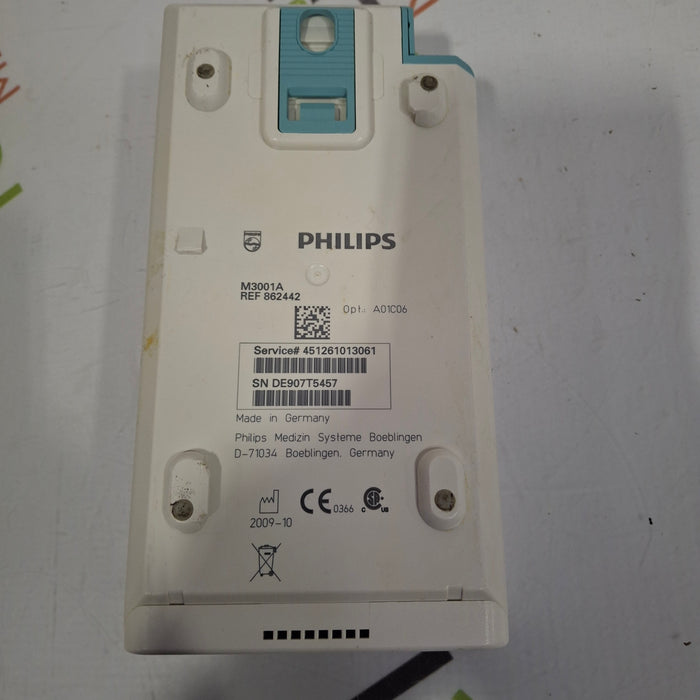 Philips M3001A-A01C06 Fast SpO2, NIBP, ECG, Temp, IBP MMS Module