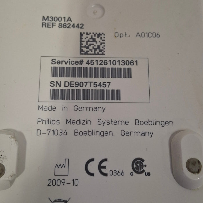 Philips M3001A-A01C06 Fast SpO2, NIBP, ECG, Temp, IBP MMS Module