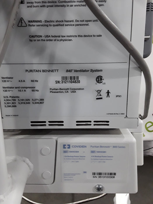 Puritan Bennett 840 Ventilator without Compressor