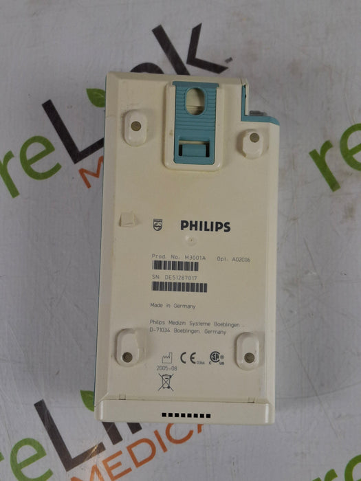 Philips M3001A-A02C06 OxiMax SpO2, NIBP, ECG, Temp, IBP MMS Module