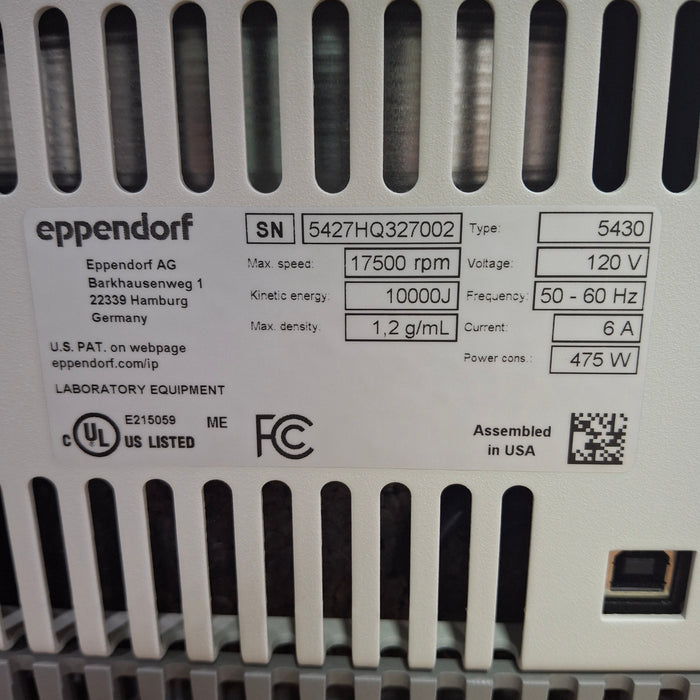 Eppendorf 5430 Centrifuge