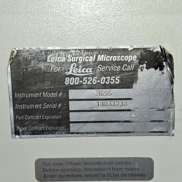 Leica M655 Surgical Microscope
