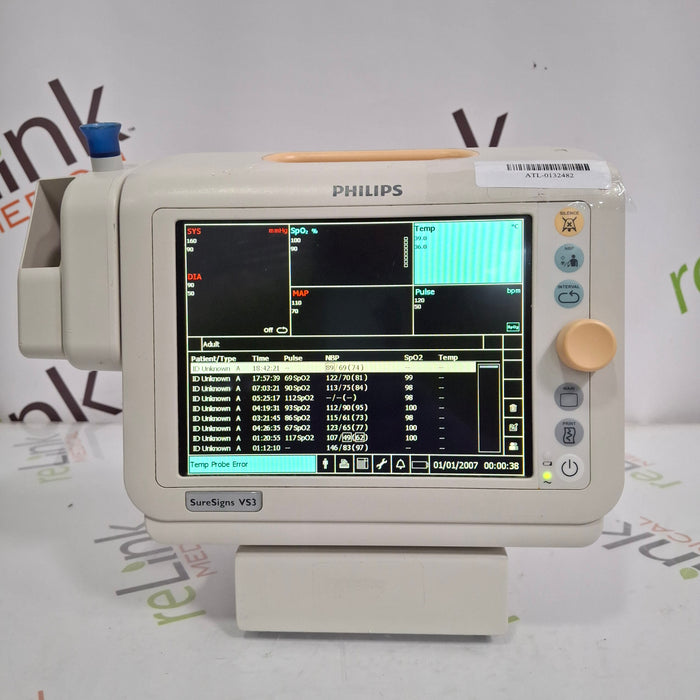 Philips Suresigns VS3 Vital Signs Monitor