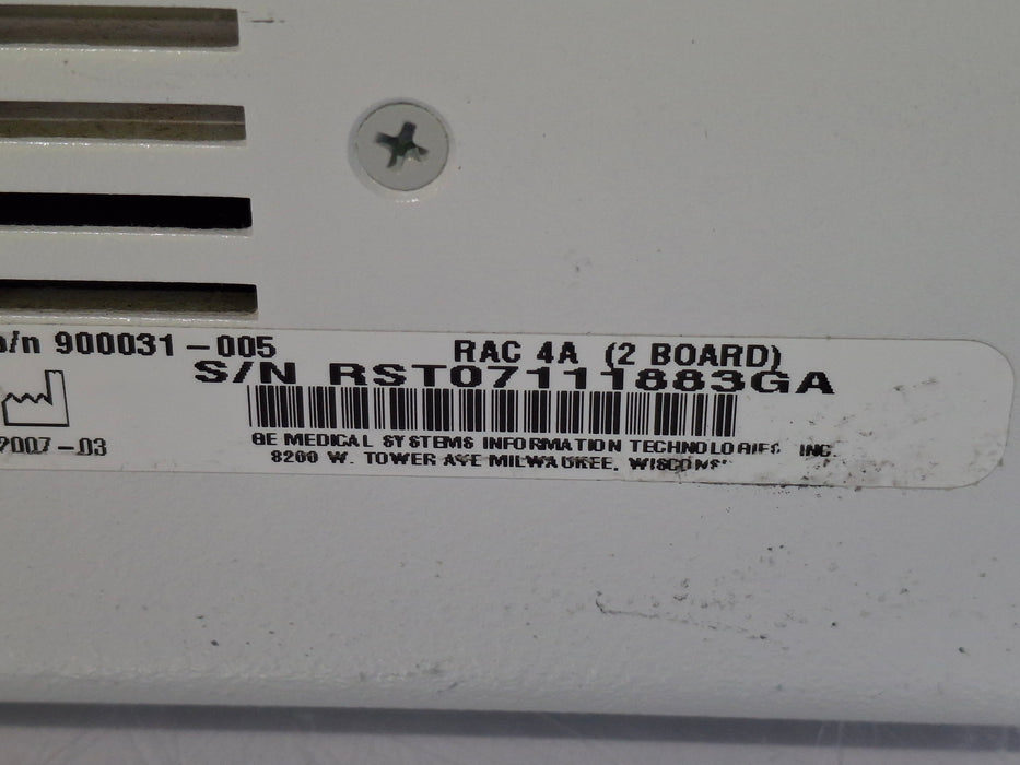 GE Healthcare TRAM-RAC 4A Module Rack