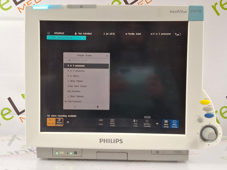 Philips IntelliVue MP70 Patient Monitor