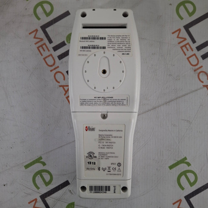 Masimo Radical 7 Pulse Oximeter w/ Base