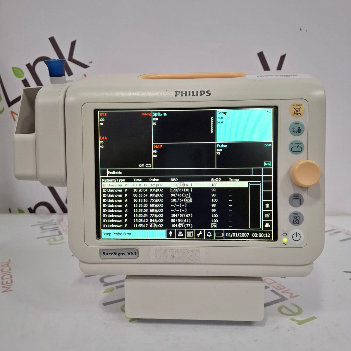 Philips Suresigns VS3 Vital Signs Monitor