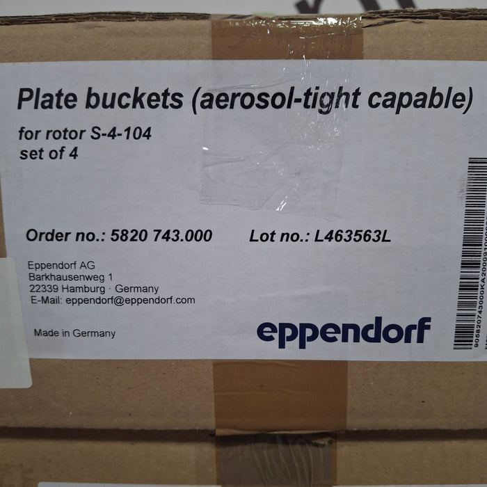 Eppendorf Plate Buckets for S-4-104 Rotor