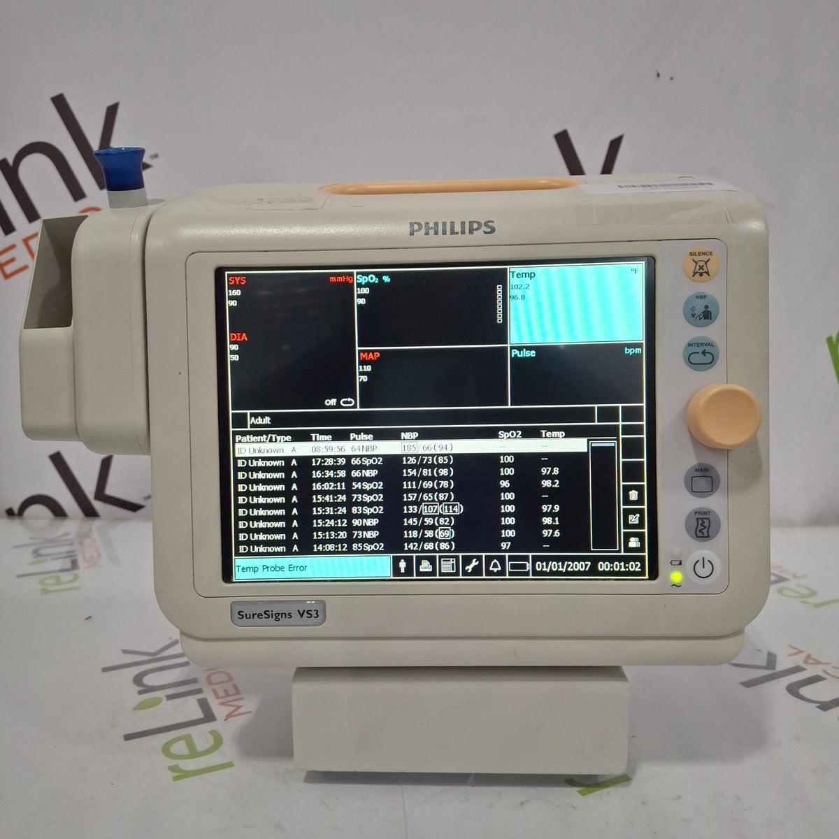 Philips Suresigns VS3 Vital Signs Monitor
