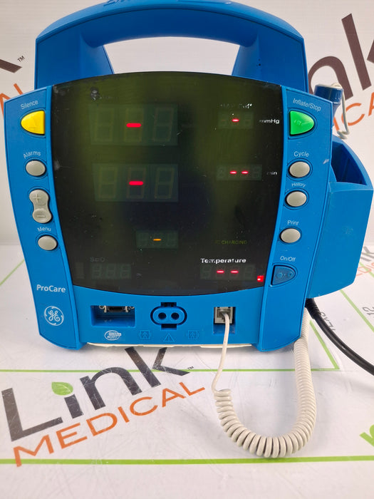 GE Healthcare Dinamap ProCare 400 Patient Monitor