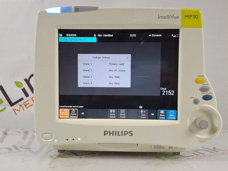 Philips IntelliVue MP30 Patient Monitor