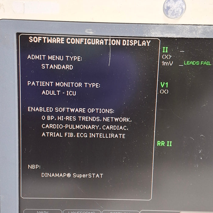 GE Healthcare Dash 4000 - Masimo SpO2 Patient Monitor