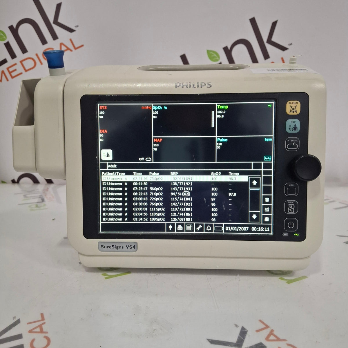 Philips SureSigns VS4 Vital Signs Monitor