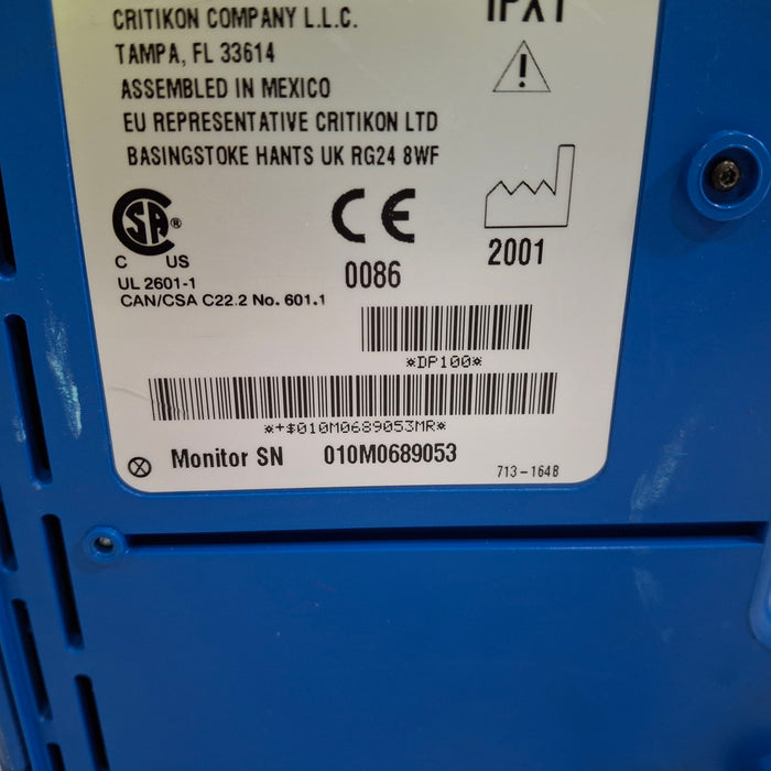 GE Healthcare Dinamap Pro 100 Vital Signs Monitor