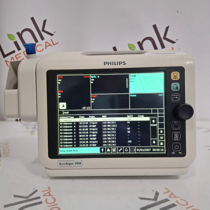 Philips SureSigns VS4 Vital Signs Monitor