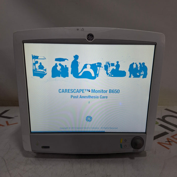 GE Healthcare Carescape B650 Post Anesthesia Care Patient Monitor