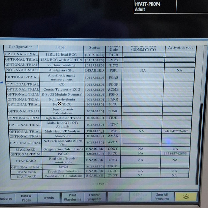 GE Healthcare Carescape B650 Post Anesthesia Care Patient Monitor
