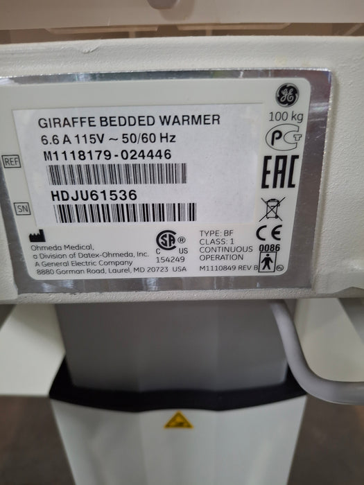 GE Healthcare Giraffe IRES Infant Warmer