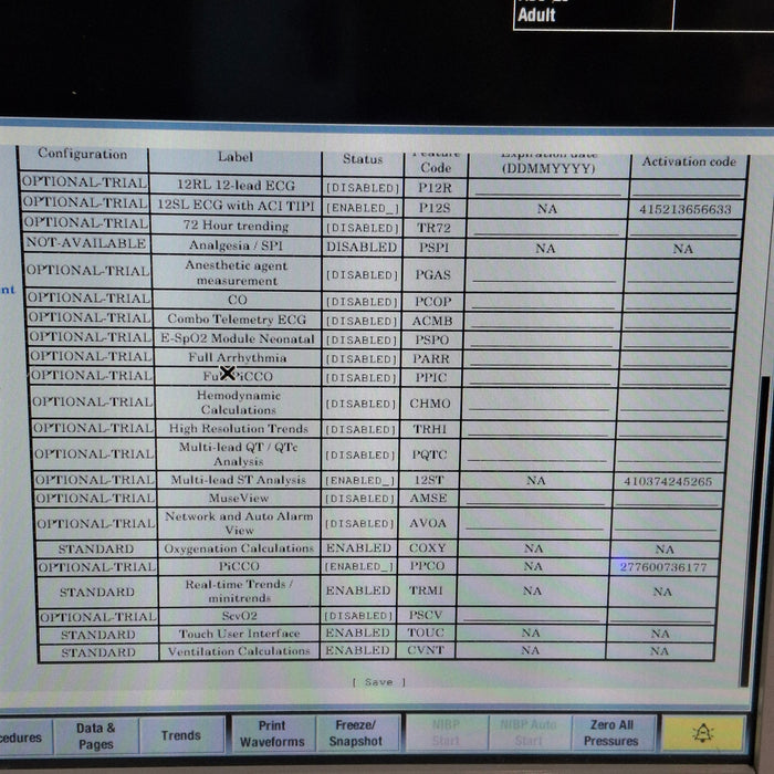 GE Healthcare Carescape B650 Post Anesthesia Care Patient Monitor