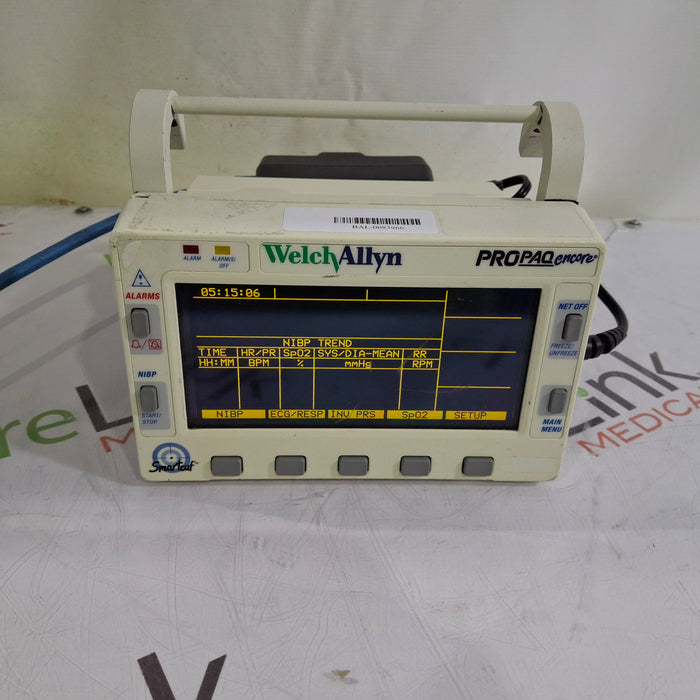 Welch Allyn Propaq Encore 206EL Patient Monitor