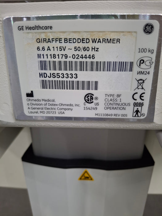 GE Healthcare Giraffe IRES Infant Warmer